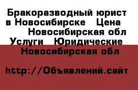 Бракоразводный юрист в Новосибирске › Цена ­ 800 - Новосибирская обл. Услуги » Юридические   . Новосибирская обл.